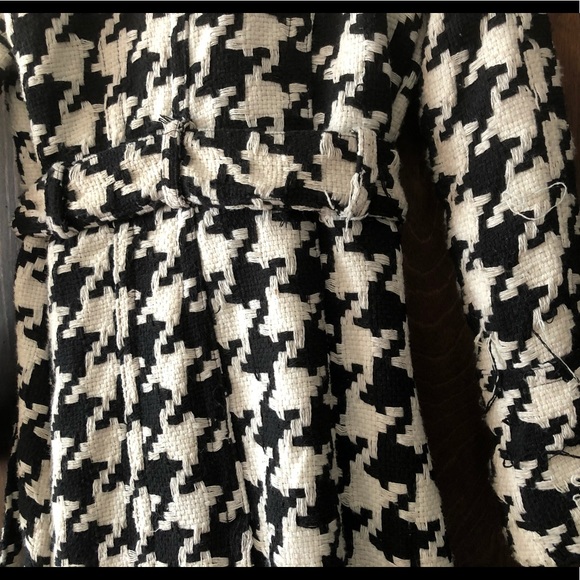 **SOLD Longline houndstooth jacket - Picture 4 of 14